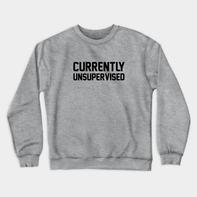 Currently Unsupervised Crewneck Sweatshirt by Venus Complete